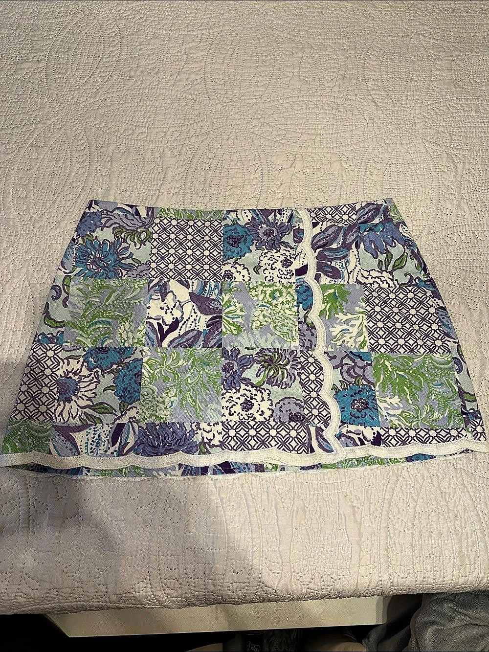 Lilly Pulitzer Michelina Mini Skort Green & Purple Size 14